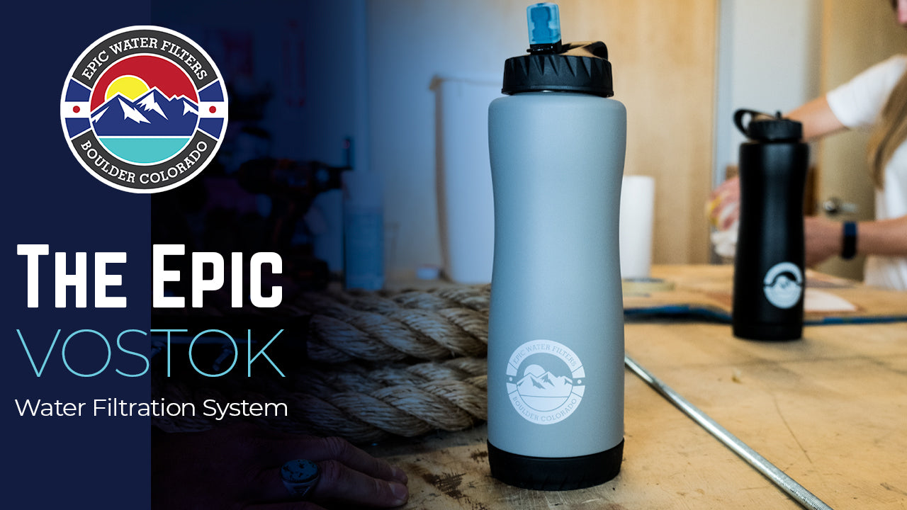 Vostok | Vacuum Insulated Stainless Steel | 34 oz Epic Water Filters USA